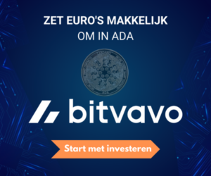 Bitvavo banner Euro omzetten in ADA