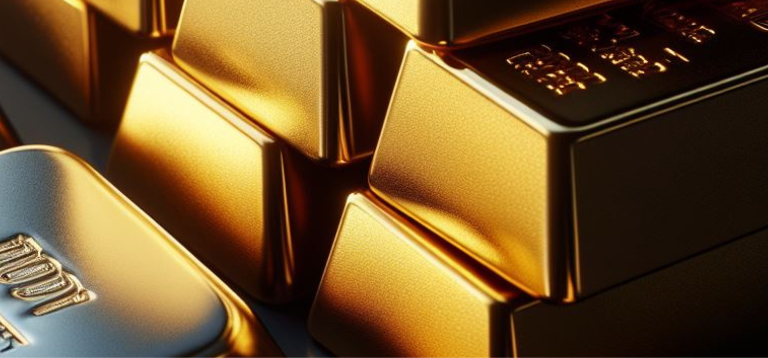 Is het verstandig om goud te kopen? Goud baren op een stapel