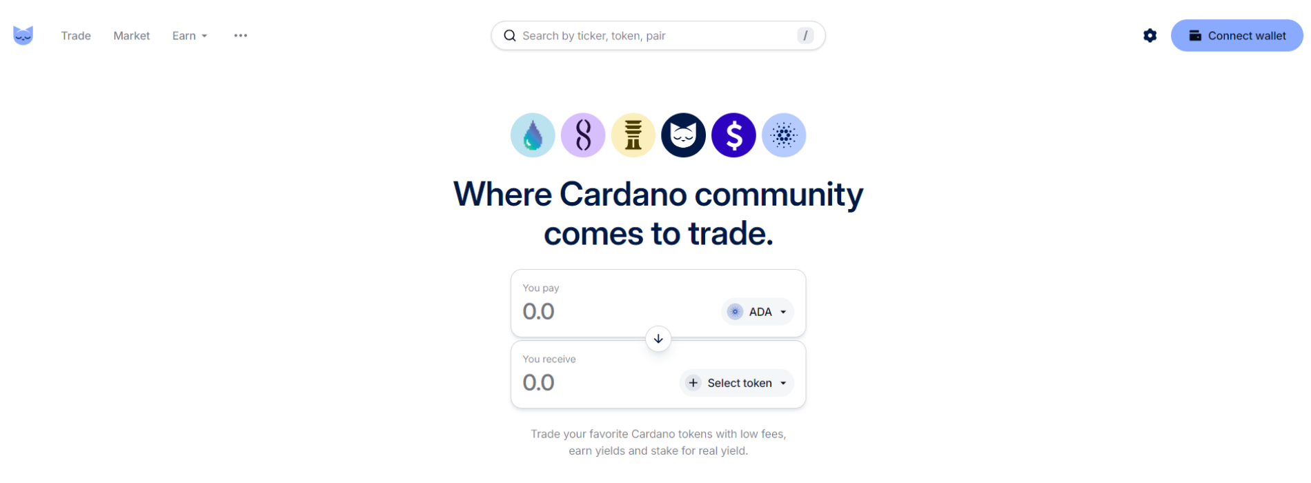 Minswap dashboard
