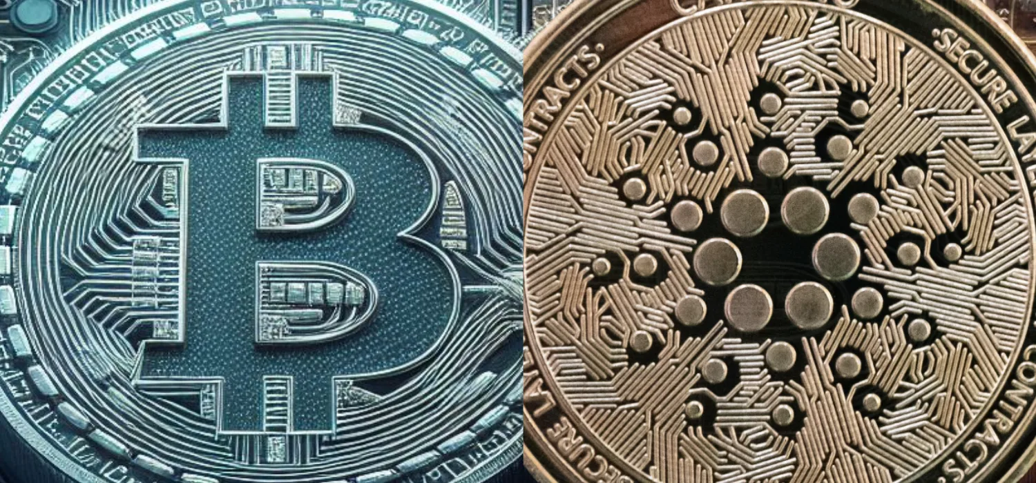 Bitcoin en Cardano
